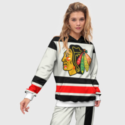 Женский костюм с толстовкой 3D Chicago Blackhawks - фото 2