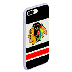 Чехол для iPhone 7Plus/8 Plus матовый Chicago Blackhawks - фото 2