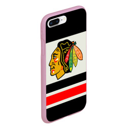 Чехол для iPhone 7Plus/8 Plus матовый Chicago Blackhawks - фото 2