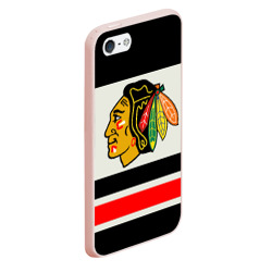 Чехол для iPhone 5/5S матовый Chicago Blackhawks - фото 2