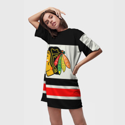 Платье-футболка 3D Chicago Blackhawks - фото 2