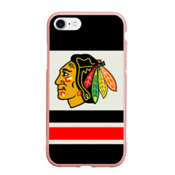 Чехол для iPhone 7/8 матовый Chicago Blackhawks