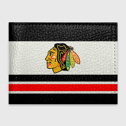 Обложка для студенческого билета Chicago Blackhawks, цвет черный