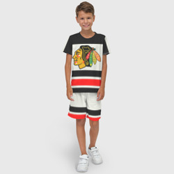 Детский костюм с шортами 3D Chicago Blackhawks - фото 2