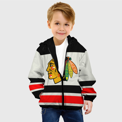 Детская куртка 3D Chicago Blackhawks, цвет черный - фото 3