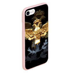 Чехол для iPhone 7/8 матовый Золотой орел - фото 2