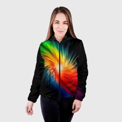 Женская куртка 3D Звезда радуга - фото 2