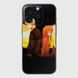 Чехол для iPhone 16 Pro силиконовый с защитой камеры Волчица и Пряности 4