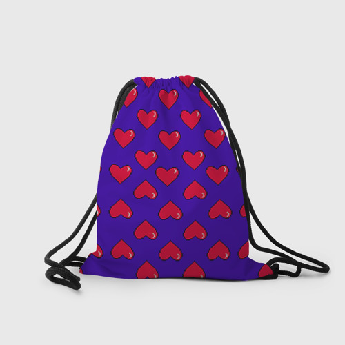 Рюкзак-мешок 3D Пиксельная любовь - фото 2