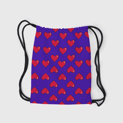 Рюкзак-мешок 3D Пиксельная любовь - фото 7