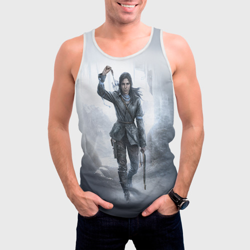 Мужская майка 3D Rise of the Tomb Raider, цвет 3D печать - фото 3