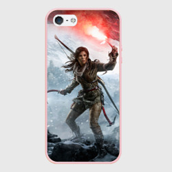 Чехол для iPhone 5/5S матовый Rise of the Tomb Raider