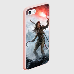 Чехол для iPhone 5/5S матовый Rise of the Tomb Raider - фото 2