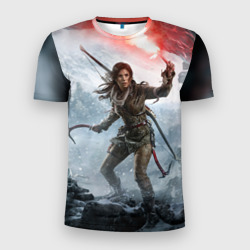 Мужская футболка 3D Slim Rise of the Tomb Raider