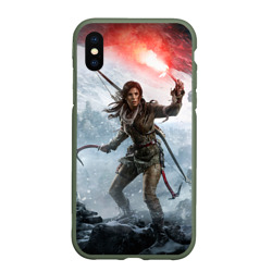 Чехол для iPhone XS Max матовый Rise of the Tomb Raider