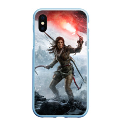 Чехол для iPhone XS Max матовый Rise of the Tomb Raider