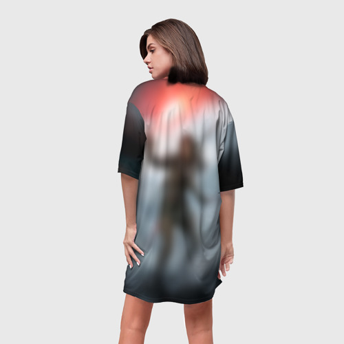 Платье-футболка 3D Rise of the Tomb Raider, цвет 3D печать - фото 4