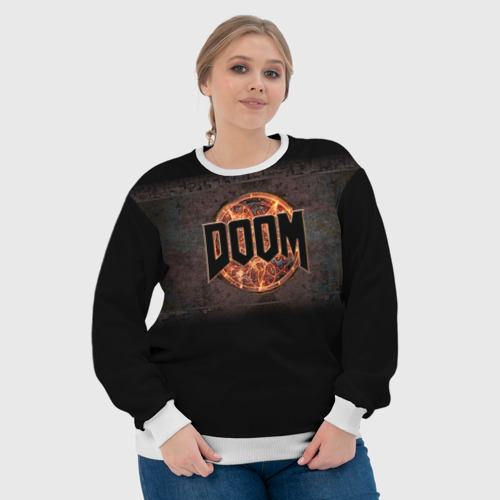 Женский свитшот 3D Doom, цвет 3D печать - фото 6