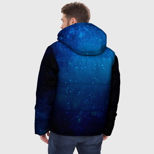 Мужская зимняя куртка 3D Водолей, цвет светло-серый - фото 4
