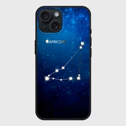 Чехол силиконовый для Apple iPhone 15 матовый Козерог