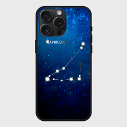 Чехол силиконовый для Apple iPhone 15 Pro Мax матовый Козерог