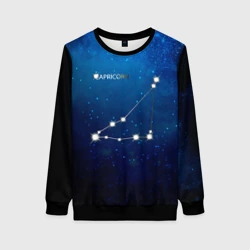 Женский свитшот 3D Козерог