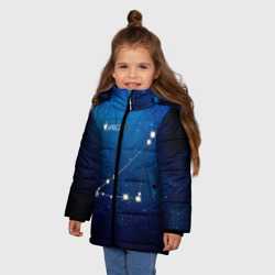 Зимняя куртка для девочек 3D Козерог - фото 2
