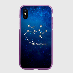 Чехол для iPhone XS Max матовый Стрелец