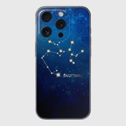 Чехол для iPhone 15 Pro Max силиконовый с защитой камеры Стрелец