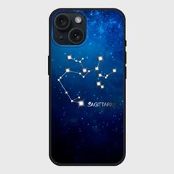 Чехол силиконовый для Apple iPhone 15 матовый Стрелец