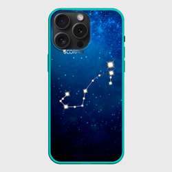 Чехол силиконовый для Apple iPhone 15 Pro Мax матовый Скорпион