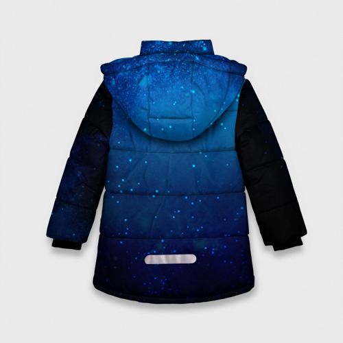 Зимняя куртка для девочек 3D Скорпион, цвет черный - фото 2