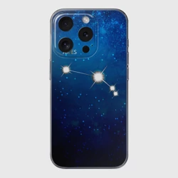 Чехол для iPhone 15 Pro Max силиконовый с защитой камеры Овен