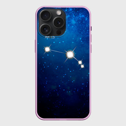 Чехол силиконовый для Apple iPhone 15 Pro Мax матовый Овен