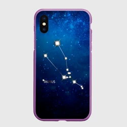 Чехол для iPhone XS Max матовый Телец