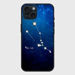 Чехол силиконовый для Apple iPhone 15 матовый Телец