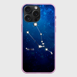 Чехол силиконовый для Apple iPhone 15 Pro Мax матовый Телец
