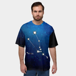 Мужская футболка oversize 3D Телец - фото 2