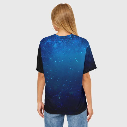 Женская футболка oversize 3D Рак, цвет 3D печать - фото 4