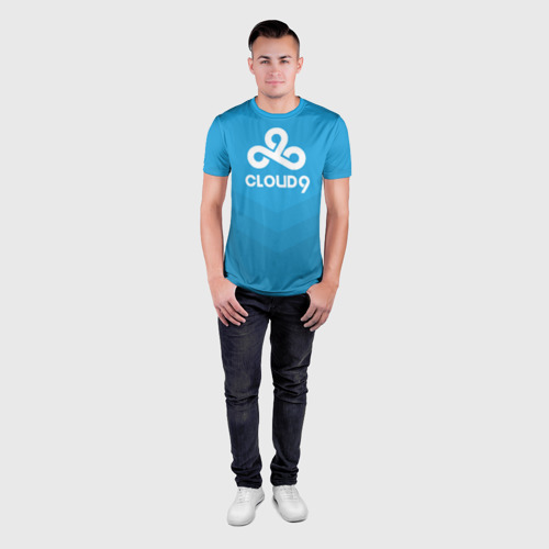 Мужская футболка 3D Slim Cloud 9, цвет 3D печать - фото 4