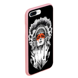 Чехол для iPhone 7Plus/8 Plus матовый Индейская богиня  - фото 2