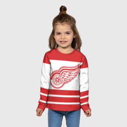 Детский лонгслив 3D Detroit Red Wings - фото 2