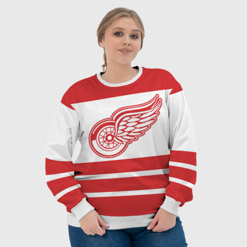 Женский свитшот 3D Detroit Red Wings, цвет 3D печать - фото 6