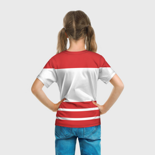 Детская футболка 3D Detroit Red Wings, цвет 3D печать - фото 6
