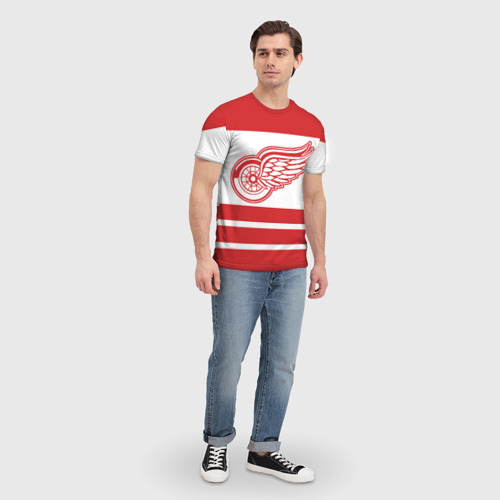 Мужская футболка 3D Detroit Red Wings - фото 5