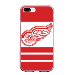 Чехол для iPhone 7Plus/8 Plus матовый Detroit Red Wings