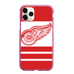 Чехол для iPhone 11 Pro матовый Detroit Red Wings