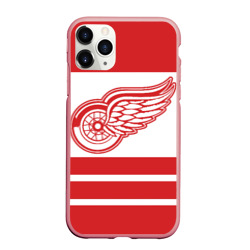 Чехол для iPhone 11 Pro Max матовый Detroit Red Wings
