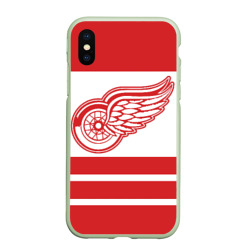 Чехол для iPhone XS Max матовый Detroit Red Wings