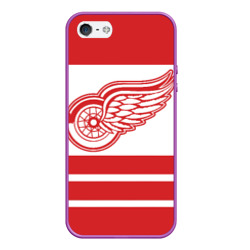 Чехол для iPhone 5/5S матовый Detroit Red Wings